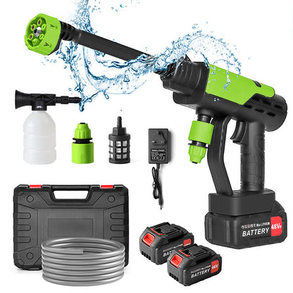 21V Cordless Pressure Washer 500PSI – Portable Jet Wash with 2 Batteries