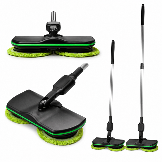Cordless Electric Spin Mop – Rechargeable Floor Cleaner with Adjustable Handle